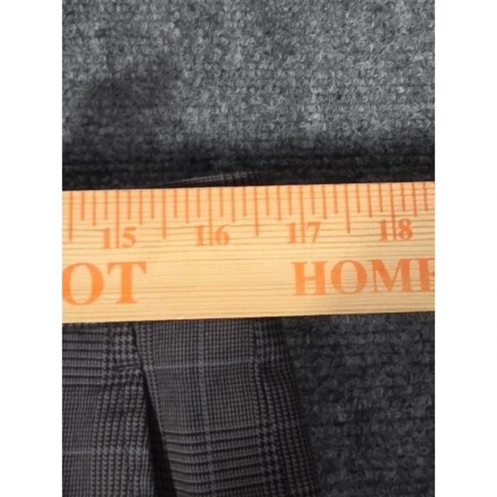 Banana Republic Mens Brown Glen Plaid Windowpane Cotton Dress Pants 32x34 Work‎